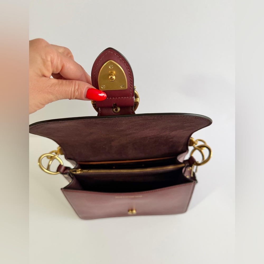 Coach Beat Shoulder Bag in Burgundy - Picture 10 of 16